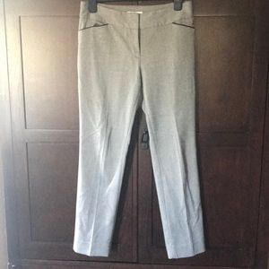 White House Black Market slim leg dress trousers